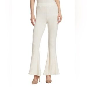 L'AGENCE Kiki Flared Knit Pull-On Pants, size M, brand new with tag